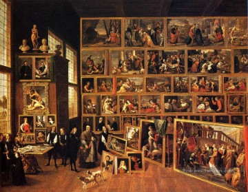 L’atelier de l’archiduc Léopold Wilhelm David Teniers le Jeune Peinture à l'huile